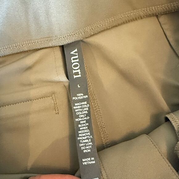 Vuori Taupe Meta Wide-Leg Pants size Large - Picture 5 of 11